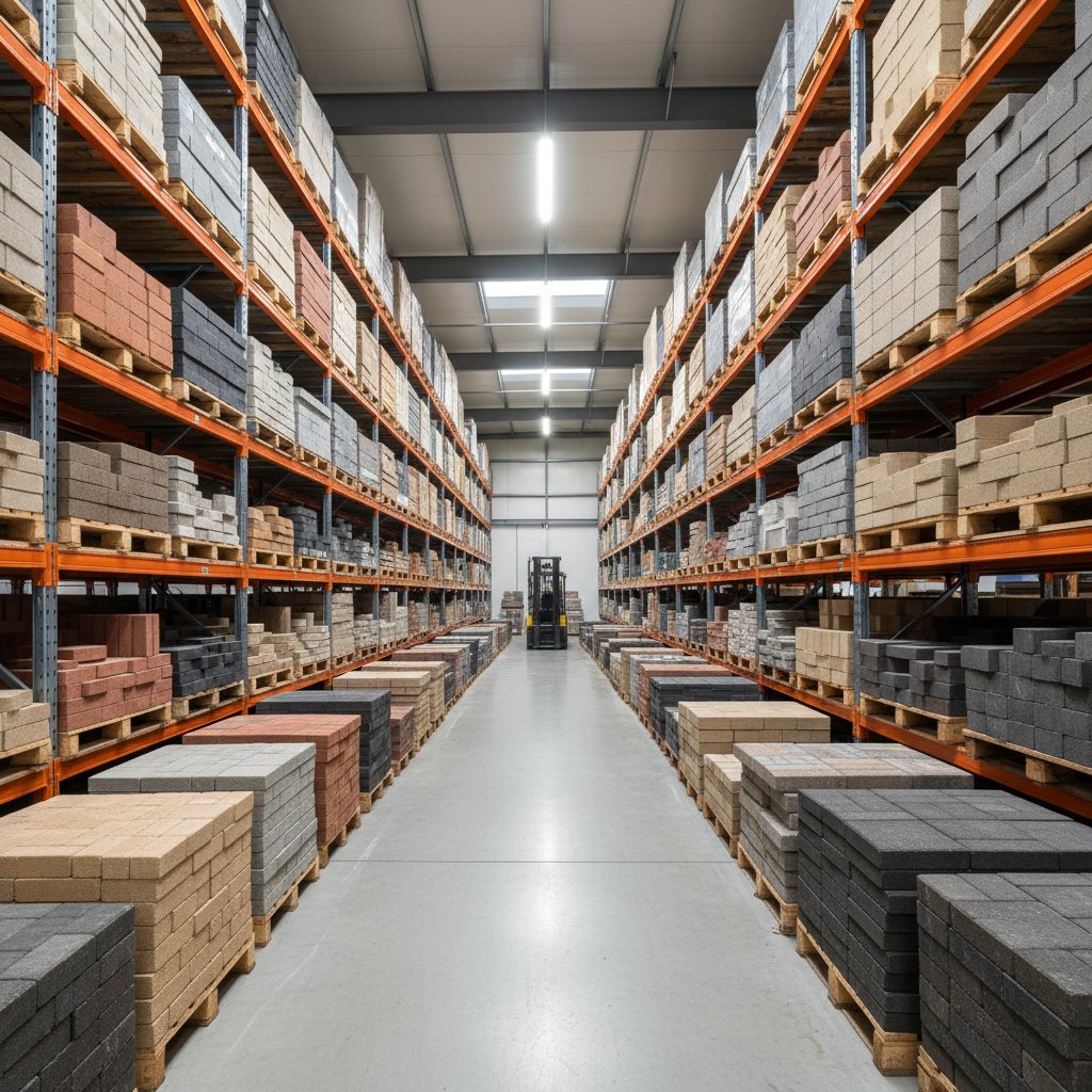 Quality concrete pavers production