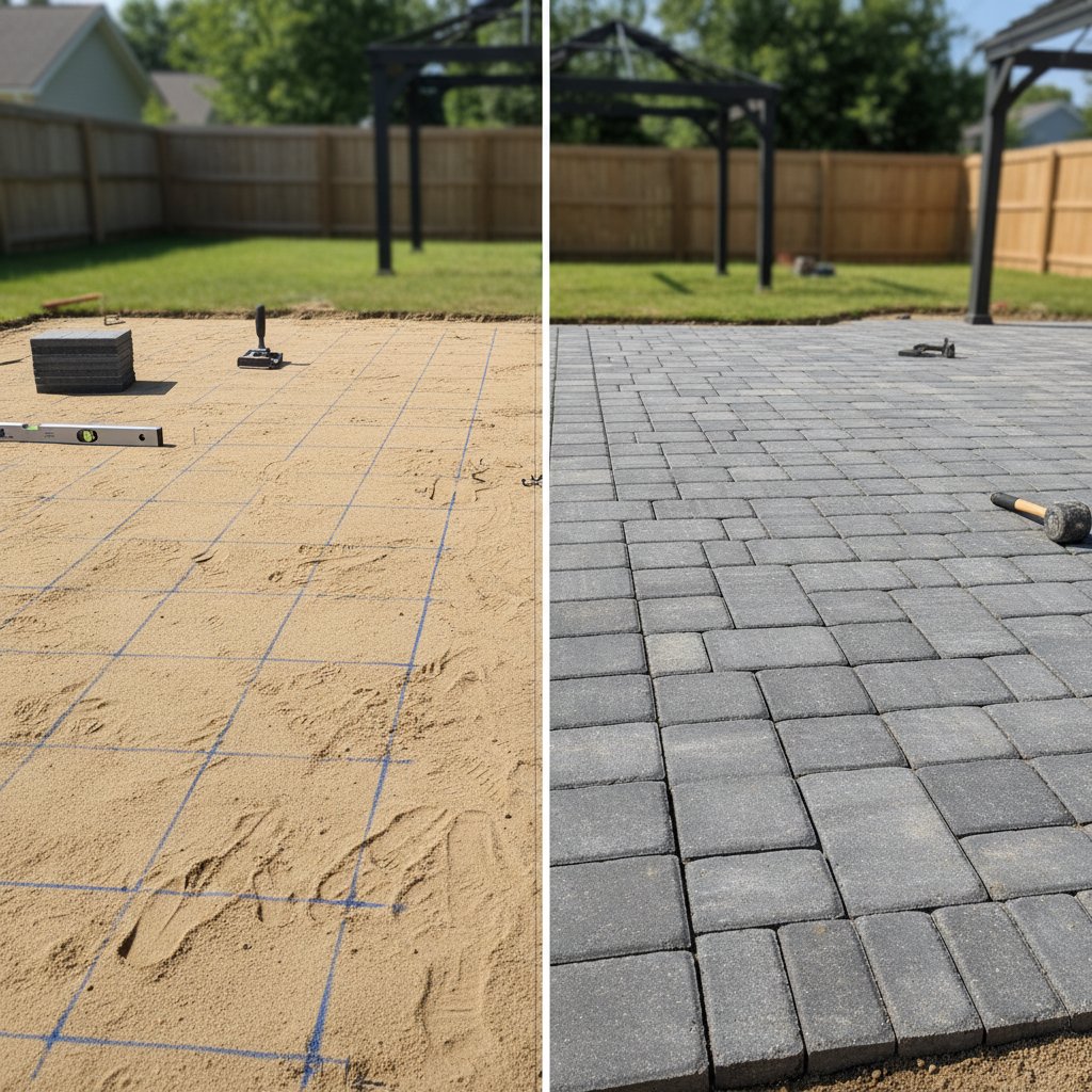 Winter maintenance for pavers
